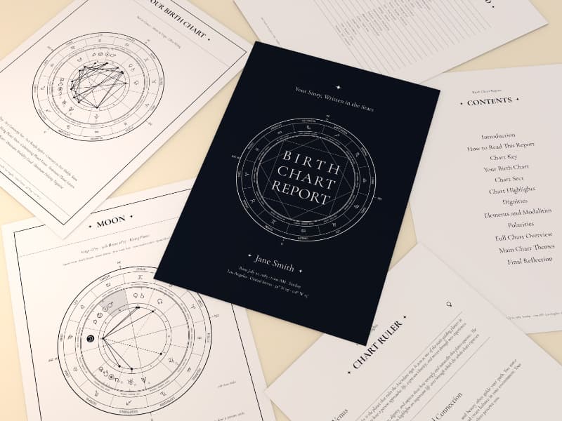 Birth Chart Report (70+ Pages)